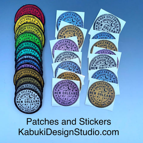 New Orleans Patches and Stickers