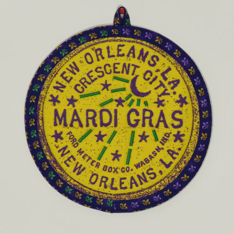 Mardi Gras Potholder