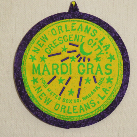 Mardi Gras Potholder