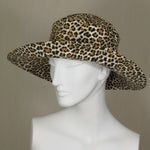 Sunbrero, Flannel Leopard Print, Size Medium