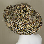 Sunbrero, Flannel Leopard Print, Size Medium