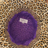 Sunbrero, Flannel Leopard Print, Size Medium