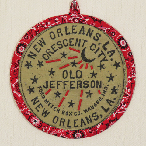 Old Jefferson Potholder (as shown)