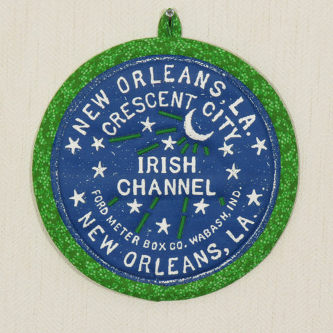 Irish Channel Potholder (as shown)