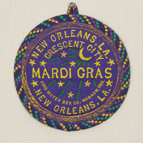 Mardi Gras Potholder (as shown)