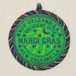 Mardi Gras Potholder (as shown)