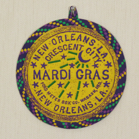 Mardi Gras Potholder (as shown)