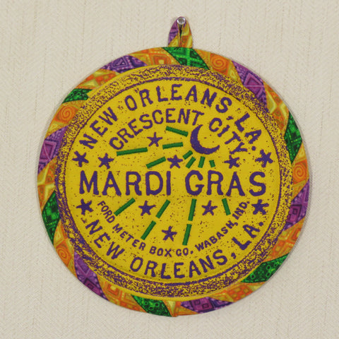 Mardi Gras Potholder (as shown)