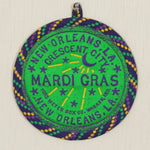 Mardi Gras Potholder (as shown)