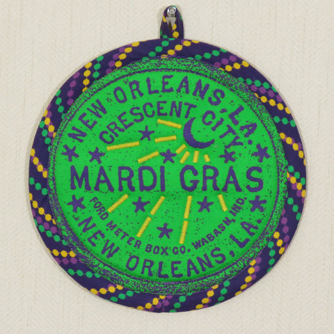 Mardi Gras Potholder (as shown)