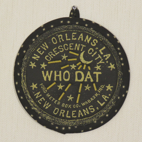 Who Dat Potholder (as shown) (Copy)