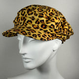 Taxi Cap, Leopard Print, Size Large