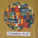 Coaster, Music Themed Print