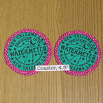 Pair of Coasters, Watermeter