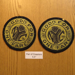 Set of Two NYC Subway Token-Inspired Coasters