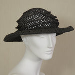 Lido, Black with Open Mesh Brim