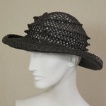 Lido, Black with Open Mesh Brim