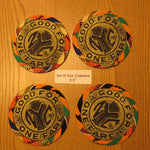 Set of Four NYC Subway Token-Inspired Coasters