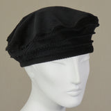 Kabuki Beret, Black Corduroy, Size Medium