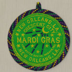 Mardi Gras Potholder (as shown)