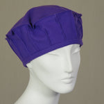 Kabuki Crown, Purple Cotton Flannel, Size Medium