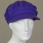 Kabuki Taxi Cap, Purple Flannel, Size Small