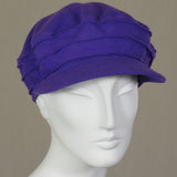 Kabuki Taxi Cap, Purple Flannel, Size Small