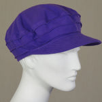 Kabuki Taxi Cap, Purple Flannel, Size Small