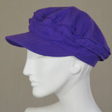 Kabuki Taxi Cap, Purple Flannel, Size Large