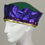 Crown, Mardi Gras, Foil Velvet, Size Large