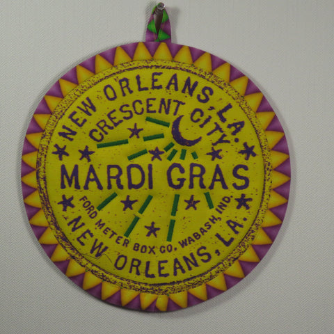 Mardi Gras Potholder (as shown)