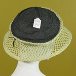 Frizbi, Ecru Mesh and Black