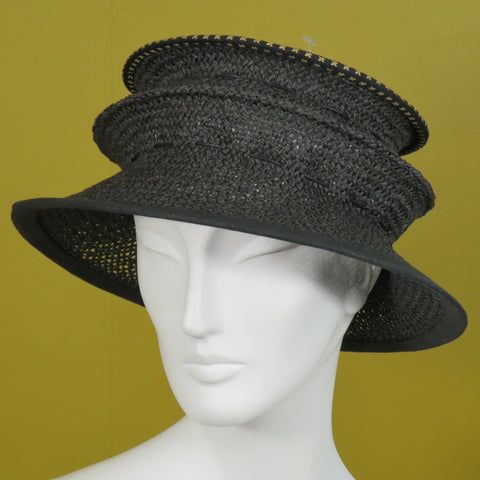 Pop Up, Black with Fabric Edge