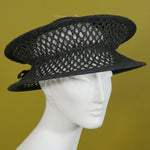 Pop Up, Black Mesh with Fabric Edge