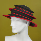 Pop Up, Black with Red Edge