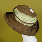 Lido Pop Up, Brown and Ecru Mesh
