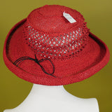 Lido, Red with Mesh Sides