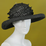 Lido, Black with Mesh Crown