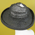 Lido, Black with Mesh Crown