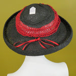 Lido, Black with Red Mesh Side