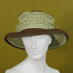 Lido Pop Up, Brown with Ecru Mesh Side