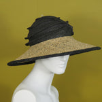 Wired, Seagrass and Black with Fabric Edge