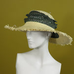 Wired Frizzle, Basketweave Neutral and Olive