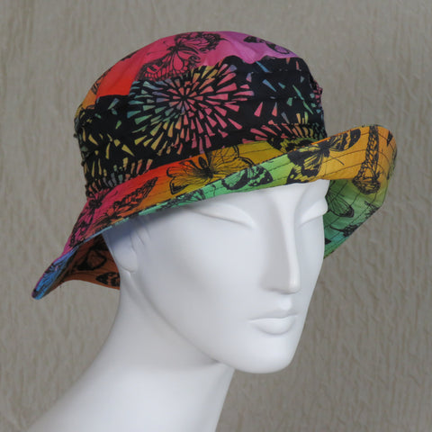 Soiree, Multi Color Butterfly Batik, Size Small