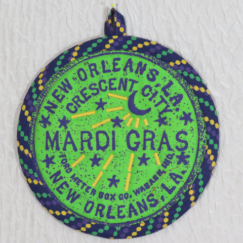 Mardi Gras Potholder (as shown)