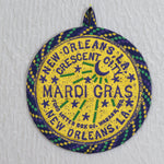 Mardi Gras Potholder (as shown)