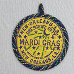 Mardi Gras Potholder (as shown)