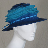 Frizbi, Royal Blue and Turquoise Ombre