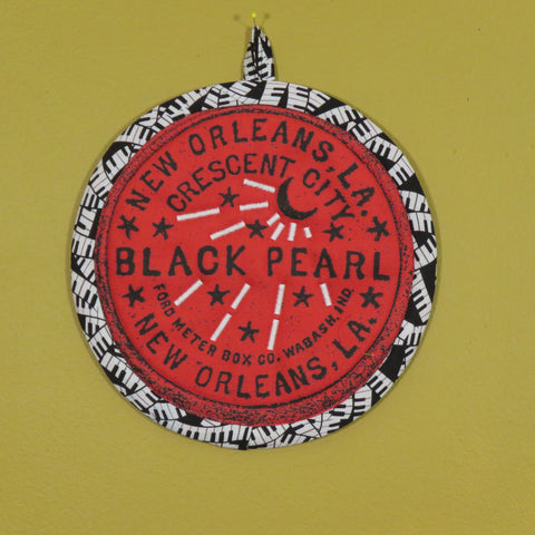 Black Pearl Potholder (as shown)