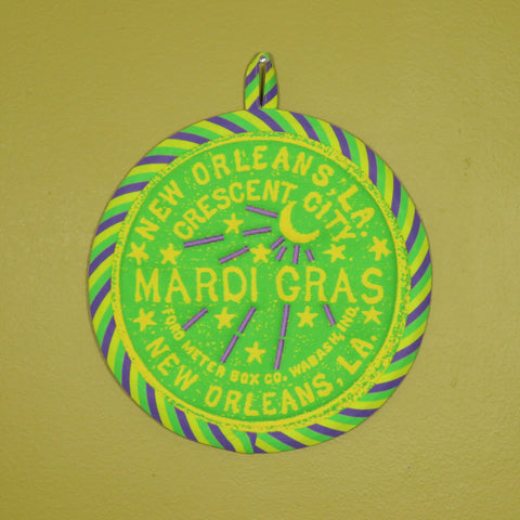 Mardi Gras Potholder (as shown)